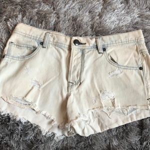 FREE PEOPLE DENIM SHORTS